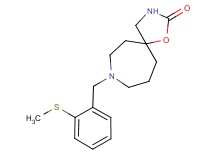 8-[2-(methylthio)benzyl]-1-oxa-3,8-diazaspiro[4.6]undecan-2-one