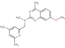 N-[(4,6-dimethylpyridin-2-yl)methyl]-7-methoxy-N,4-dimethylquinazolin-2-amine