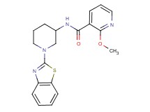 N-[1-(1,3-benzothiazol-2-yl)-3-piperidinyl]-2-methoxynicotinamide