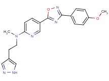 5-[3-(4-methoxyphenyl)-1,2,4-oxadiazol-5-yl]-N-methyl-N-[2-(1H-pyrazol-4-yl)ethyl]-2-pyridinamine