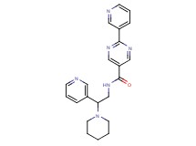N-(2-piperidin-1-yl-2-pyridin-3-ylethyl)-2-pyridin-3-ylpyrimidine-5-carboxamide