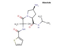 2-methyl-N-(2-thienylcarbonyl)alanyl-(4S)-4-amino-N-isopropyl-L-prolinamide
