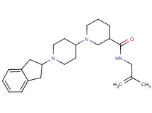 1'-(2,3-dihydro-1H-inden-2-yl)-N-(2-methyl-2-propen-1-yl)-1,4'-bipiperidine-3-carboxamide