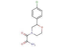 2-[2-(4-chlorophenyl)morpholin-4-yl]-2-oxoacetamide