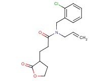 N-allyl-N-(2-chlorobenzyl)-3-(2-oxotetrahydrofuran-3-yl)propanamide