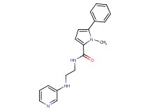 1-methyl-5-phenyl-N-[2-(pyridin-3-ylamino)ethyl]-1H-pyrrole-2-carboxamide