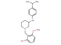 2-({3-[(4-isopropylphenyl)amino]-1-piperidinyl}methyl)-3-methoxyphenol