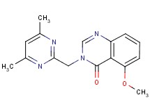 3-[(4,6-dimethylpyrimidin-2-yl)methyl]-5-methoxyquinazolin-4(3H)-one