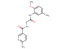 6-amino-N-{2-[(2-methoxy-5-methylphenyl)amino]-2-oxoethyl}nicotinamide