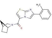 3-[(1S*,4S*)-2-azabicyclo[2.2.1]hept-2-ylcarbonyl]-6-(2-methylphenyl)imidazo[2,1-b][1,3]thiazole