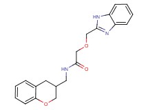 2-(1H-benzimidazol-2-ylmethoxy)-N-(3,4-dihydro-2H-chromen-3-ylmethyl)acetamide