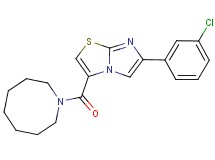 3-(1-azocanylcarbonyl)-6-(3-chlorophenyl)imidazo[2,1-b][1,3]thiazole