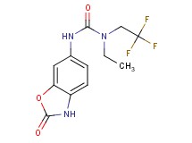 N-ethyl-N'-(2-oxo-2,3-dihydro-1,3-benzoxazol-6-yl)-N-(2,2,2-trifluoroethyl)urea