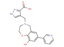 4-[(9-hydroxy-7-pyridin-3-yl-2,3-dihydro-1,4-benzoxazepin-4(5H)-yl)methyl]-1H-pyrazole-3-carboxylic acid