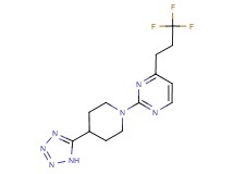 2-[4-(1H-tetrazol-5-yl)piperidin-1-yl]-4-(3,3,3-trifluoropropyl)pyrimidine