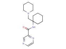 N-[1-(piperidin-1-ylmethyl)cyclohexyl]pyrazine-2-carboxamide