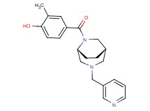 2-methyl-4-{[(1S*,5R*)-3-(3-pyridinylmethyl)-3,6-diazabicyclo[3.2.2]non-6-yl]carbonyl}phenol
