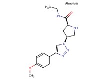 (4S)-N-ethyl-4-[4-(4-methoxyphenyl)-1H-1,2,3-triazol-1-yl]-L-prolinamide hydrochloride