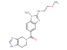 N-(2-methoxyethyl)-1-methyl-5-(1,4,6,7-tetrahydro-5H-imidazo[4,5-c]pyridin-5-ylcarbonyl)-1H-benzimidazol-2-amine