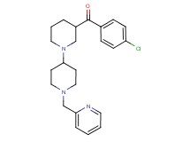 (4-chlorophenyl)[1'-(2-pyridinylmethyl)-1,4'-bipiperidin-3-yl]methanone