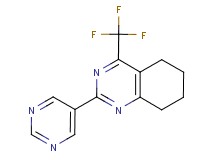 2-pyrimidin-5-yl-4-(trifluoromethyl)-5,6,7,8-tetrahydroquinazoline