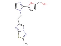 (5-{1-[2-(2-methylimidazo[2,1-b][1,3,4]thiadiazol-6-yl)ethyl]-1H-imidazol-2-yl}-2-furyl)methanol