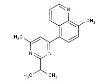 5-(2-isopropyl-6-methyl-4-pyrimidinyl)-8-methylquinoline trifluoroacetate