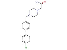 2-{4-[(4'-chlorobiphenyl-4-yl)methyl]piperazin-1-yl}acetamide