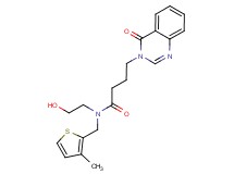 N-(2-hydroxyethyl)-N-[(3-methyl-2-thienyl)methyl]-4-(4-oxoquinazolin-3(4H)-yl)butanamide