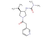 N'-[(3S*,4R*)-4-isopropyl-1-(3-pyridinylacetyl)-3-pyrrolidinyl]-N,N-dimethylurea
