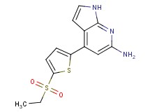 4-[5-(ethylsulfonyl)-2-thienyl]-1H-pyrrolo[2,3-b]pyridin-6-amine