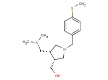 {(3R*,4R*)-4-[(dimethylamino)methyl]-1-[4-(methylthio)benzyl]pyrrolidin-3-yl}methanol