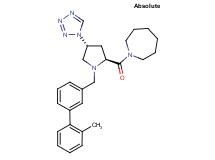 1-[(4R)-1-[(2'-methyl-3-biphenylyl)methyl]-4-(1H-tetrazol-1-yl)-L-prolyl]azepane