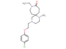 4-[2-(4-chlorophenoxy)ethyl]-9-ethyl-1-methyl-1,4,9-triazaspiro[5.6]dodecan-10-one
