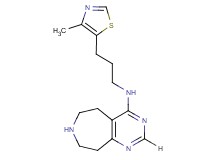 N-[3-(4-methyl-1,3-thiazol-5-yl)propyl]-6,7,8,9-tetrahydro-5H-pyrimido[4,5-d]azepin-4-amine