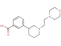 3-[1-(2-morpholin-4-ylethyl)piperidin-3-yl]benzoic acid