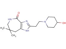 2-[2-(4-hydroxypiperidin-1-yl)ethyl]-7,7-dimethyl-5,6,7,8-tetrahydroimidazo[4,5-c]azepin-4(1H)-one