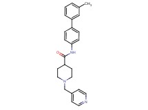 N-(3'-methyl-4-biphenylyl)-1-(4-pyridinylmethyl)-4-piperidinecarboxamide