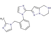 2-(1-{2-[(2-methyl-1H-imidazol-1-yl)methyl]phenyl}-1H-imidazol-2-yl)-4,5,6,7-tetrahydropyrazolo[1,5-a]pyrazine dihydrochloride