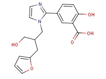 5-{1-[3-(2-furyl)-2-(hydroxymethyl)propyl]-1H-imidazol-2-yl}-2-hydroxybenzoic acid
