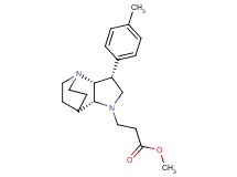 methyl 3-[(3R*,3aR*,7aR*)-3-(4-methylphenyl)hexahydro-4,7-ethanopyrrolo[3,2-b]pyridin-1(2H)-yl]propanoate