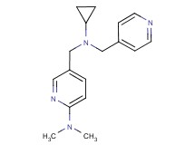 5-{[cyclopropyl(pyridin-4-ylmethyl)amino]methyl}-N,N-dimethylpyridin-2-amine