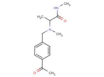 2-[(4-acetylbenzyl)(methyl)amino]-N-methylpropanamide