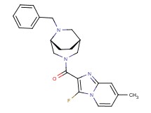 2-{[(1R*,5R*)-6-benzyl-3,6-diazabicyclo[3.2.2]non-3-yl]carbonyl}-3-fluoro-7-methylimidazo[1,2-a]pyridine
