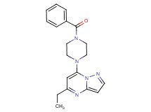 7-(4-benzoyl-1-piperazinyl)-5-ethylpyrazolo[1,5-a]pyrimidine