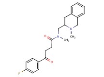 4-(4-fluorophenyl)-N-methyl-N-[(2-methyl-1,2,3,4-tetrahydro-3-isoquinolinyl)methyl]-4-oxobutanamide