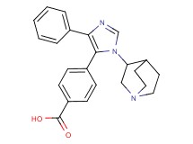 4-[1-(1-azabicyclo[2.2.2]oct-3-yl)-4-phenyl-1H-imidazol-5-yl]benzoic acid