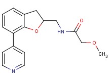 2-methoxy-N-{[7-(4-pyridinyl)-2,3-dihydro-1-benzofuran-2-yl]methyl}acetamide