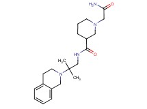 1-(2-amino-2-oxoethyl)-N-[2-(3,4-dihydroisoquinolin-2(1H)-yl)-2-methylpropyl]piperidine-3-carboxamide