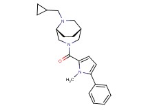 (1R*,5R*)-6-(cyclopropylmethyl)-3-[(1-methyl-5-phenyl-1H-pyrrol-2-yl)carbonyl]-3,6-diazabicyclo[3.2.2]nonane